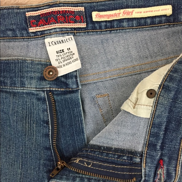 Z. CAVARICCI Bumpster Girl Straight Leg Size 11 - Picture 6 of 8